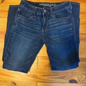 American Eagle Outfitters Blue Skinny Jeans with Stretch